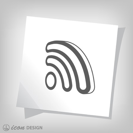 Pictograph of RSSのイラスト素材