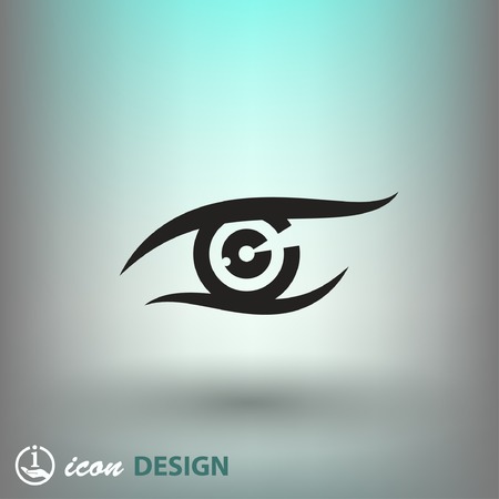 Pictograph of eyeのイラスト素材