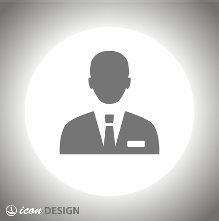 Pictograph of businessmanのイラスト素材