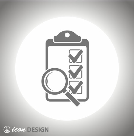 Pictograph of checklistのイラスト素材