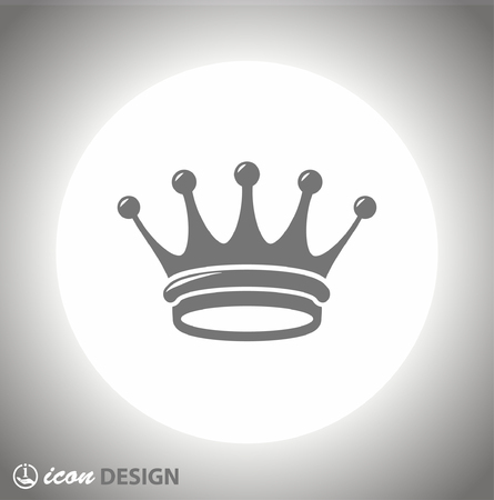 Pictograph of crownのイラスト素材