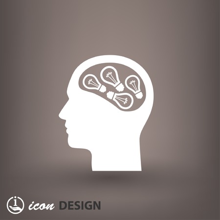 Pictograph of bulb conceptのイラスト素材