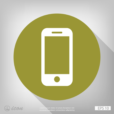 Pictograph of mobileのイラスト素材