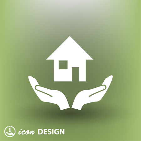 Pictograph of homeのイラスト素材