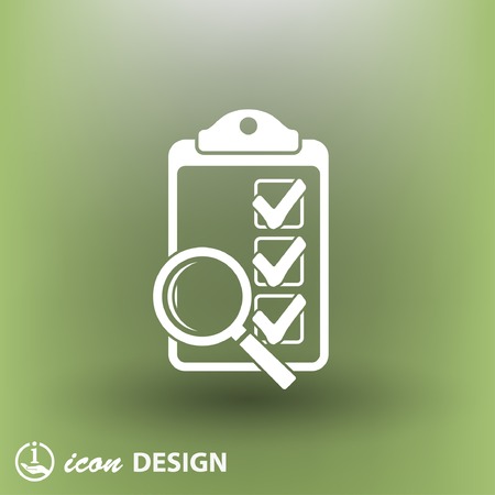 Pictograph of checklistのイラスト素材