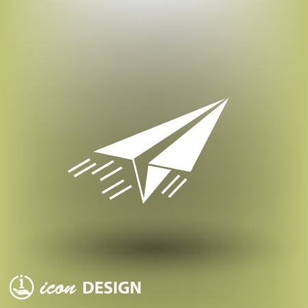 Pictograph of airplaneのイラスト素材