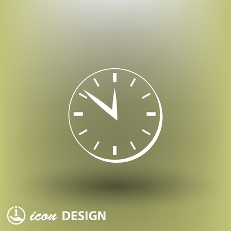 Pictograph of  clockのイラスト素材
