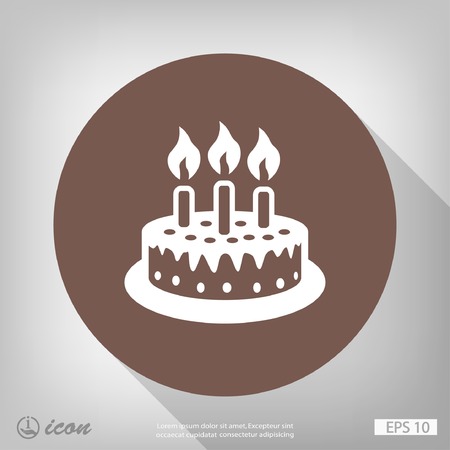 Pictograph of cakeのイラスト素材