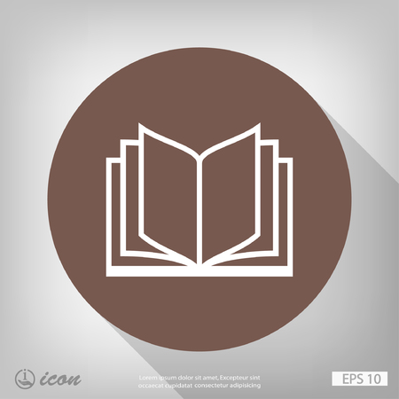 Pictograph of bookのイラスト素材