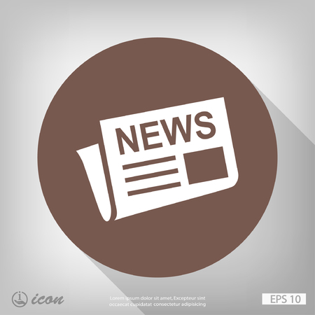 News iconのイラスト素材