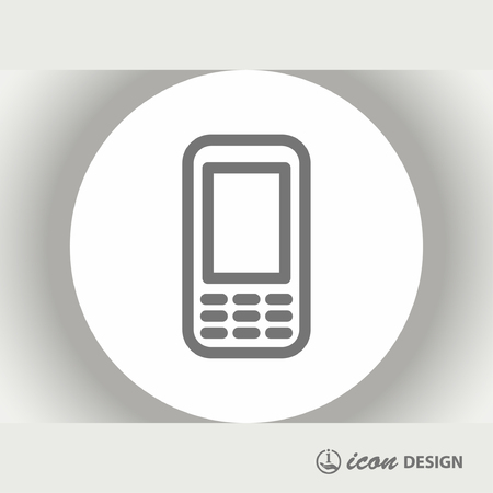 Pictograph of mobileのイラスト素材