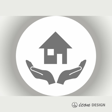 Pictograph of homeのイラスト素材