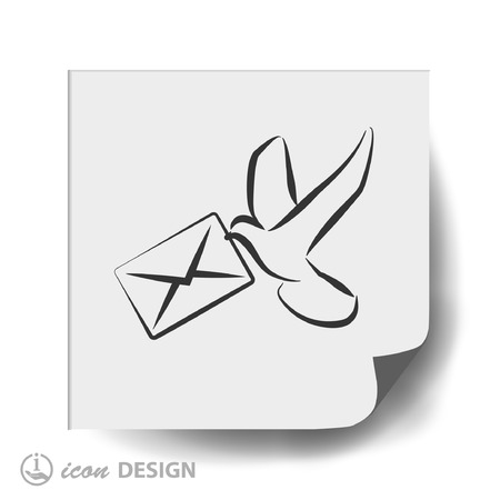 Pictograph of mailのイラスト素材