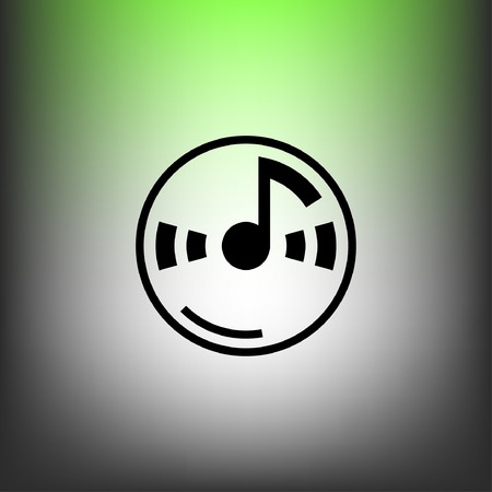 Pictograph of music noteのイラスト素材