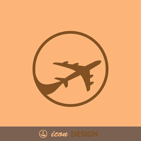 Pictograph of airplaneのイラスト素材