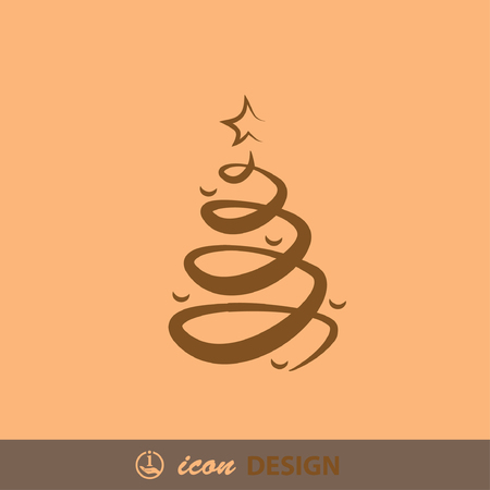 Pictograph of christmas treeのイラスト素材