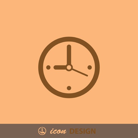 Pictograph of  clockのイラスト素材