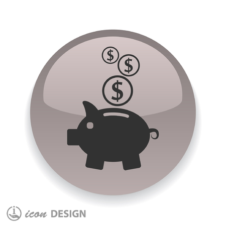 Pictograph of moneyboxのイラスト素材