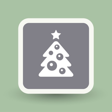 Pictograph of christmas treeのイラスト素材
