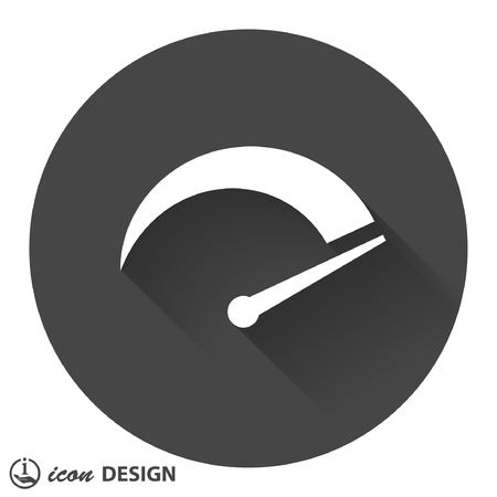 Pictograph of speedometerのイラスト素材