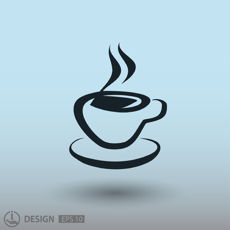 Pictograph of cup. Vector concept illustration for design. Eps 10のイラスト素材