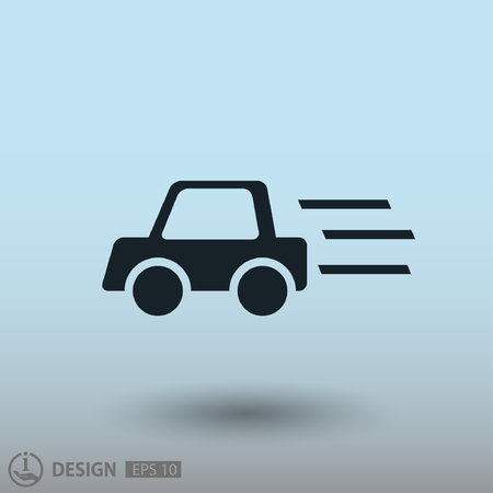 Pictograph of car. Vector concept illustration for design. Eps 10のイラスト素材