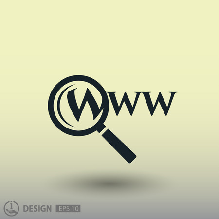 Pictograph of search. Vector concept illustration for design. Eps 10のイラスト素材