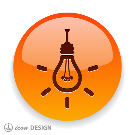 Pictograph of light bulbのイラスト素材