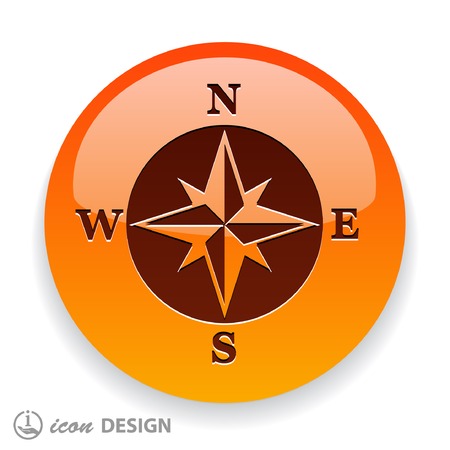 Pictograph of compassのイラスト素材