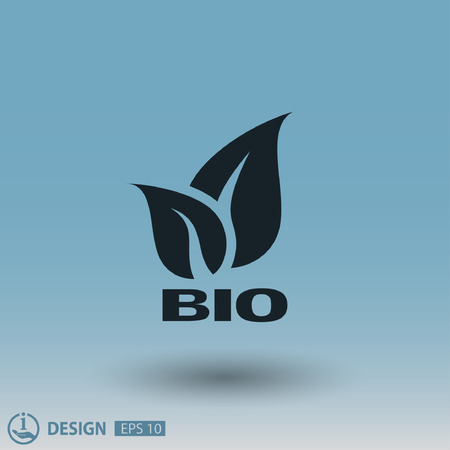 Pictograph of eco. Vector concept illustration for design.のイラスト素材