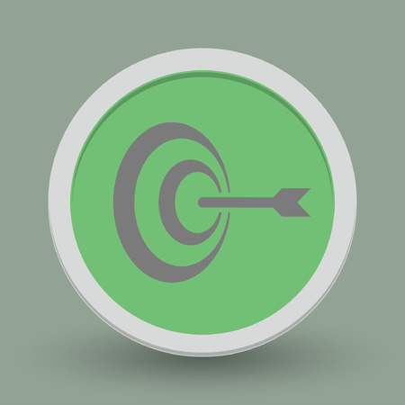 Pictograph of target. Vector concept illustration for design. Eps 10のイラスト素材