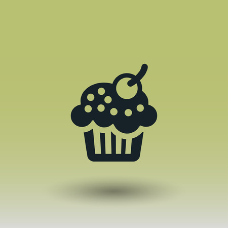 Pictograph of cake. Vector concept illustration for design. Eps 10のイラスト素材
