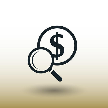 Pictograph of money. Vector concept illustration for design. Eps 10のイラスト素材