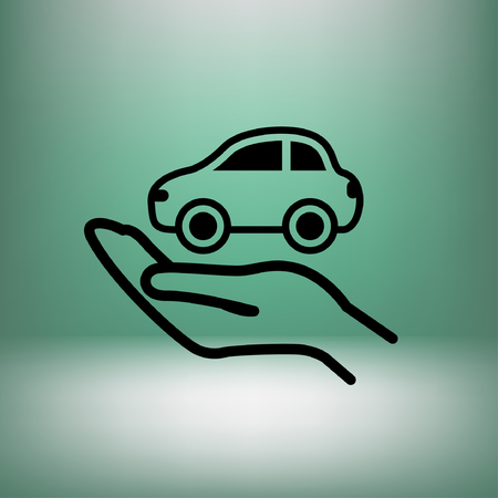 Pictograph of car.のイラスト素材