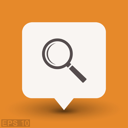 Pictograph of search. Vector concept illustration for design. Eps 10のイラスト素材