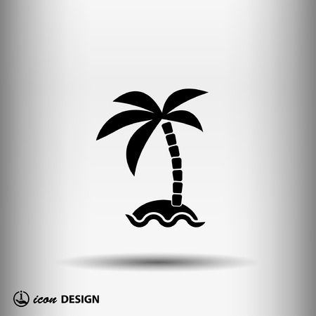 Pictograph of islandのイラスト素材