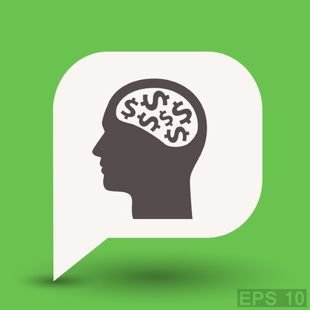 Pictograph of money.のイラスト素材