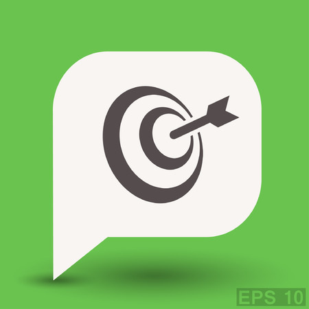 Pictograph of target.のイラスト素材