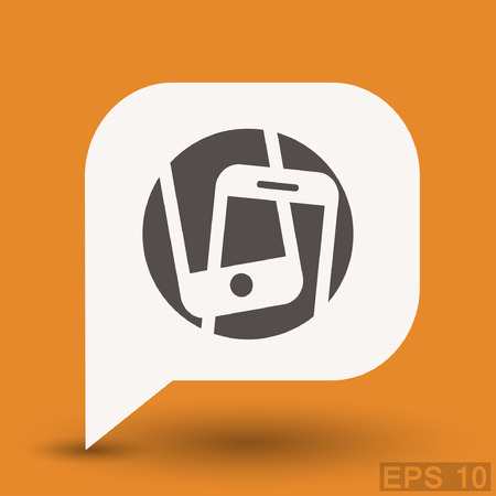 Pictograph of mobile phones.のイラスト素材