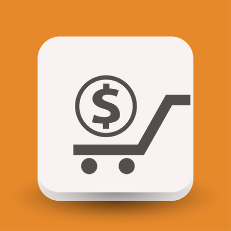 Pictograph of money. Vector concept illustration for design. Eps 10のイラスト素材