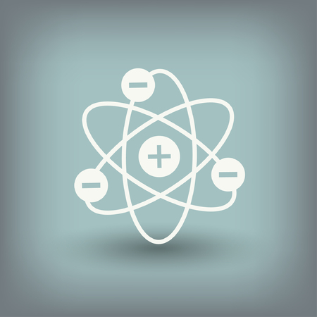 Pictograph of atom. Vector concept illustration for design. Eps 10のイラスト素材