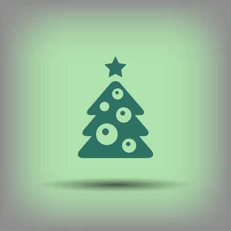 Pictograph of Christmas tree.のイラスト素材