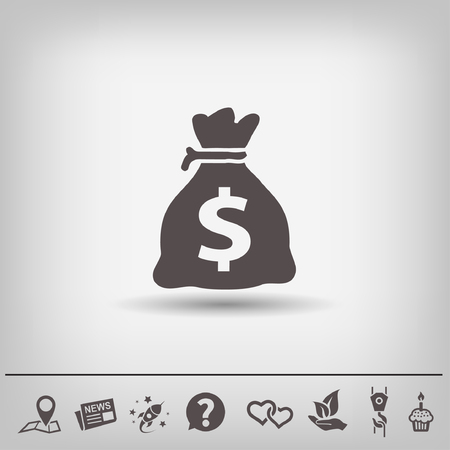 Pictograph of money. Vector concept illustration for design.のイラスト素材