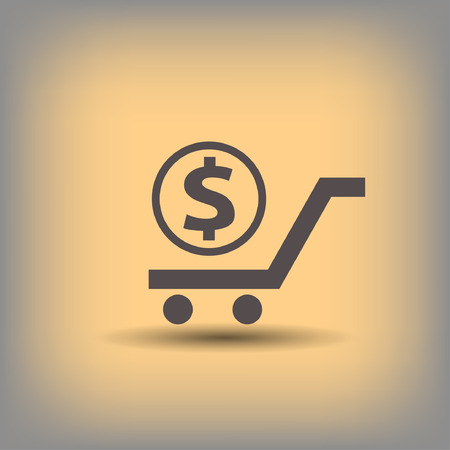 Pictograph of money. Vector concept illustration for design.のイラスト素材