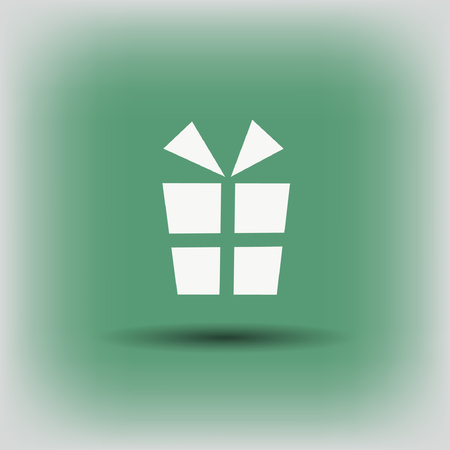 Pictograph of gift. Vector concept illustration for design.のイラスト素材