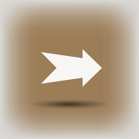 Arrow icon. Vector concept illustration for design.のイラスト素材