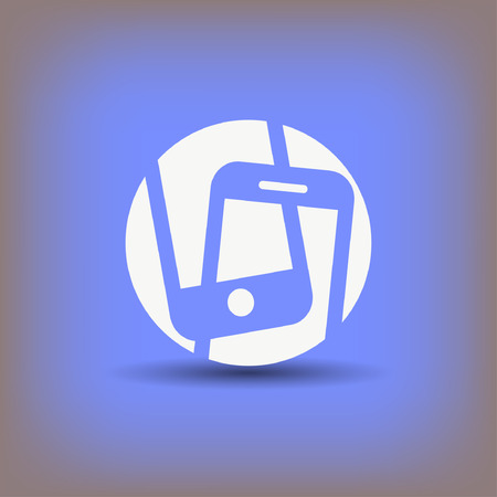Pictograph of mobile. Vector concept illustration for design. Eps 10のイラスト素材
