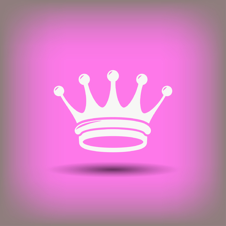 Pictograph of crown. Vector concept illustration for design.のイラスト素材