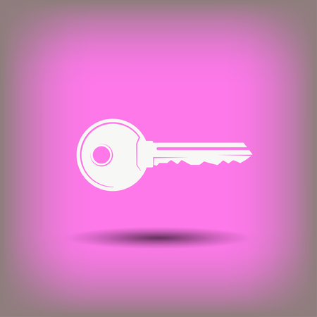 Pictograph of key. Vector concept illustration for design.のイラスト素材