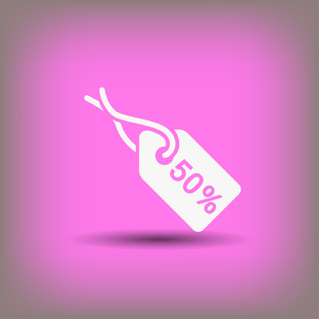 Pictograph of tag. Vector concept illustration for design.のイラスト素材